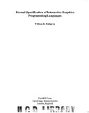 Book cover for Mallgren: Formal Specification of Interactive Graphics Programming Languages