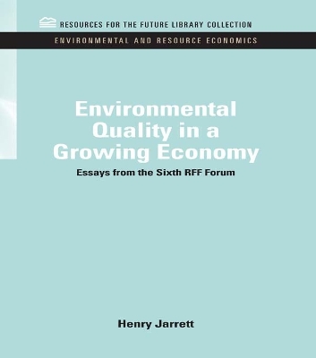 Cover of Environmental Quality in a Growing Economy