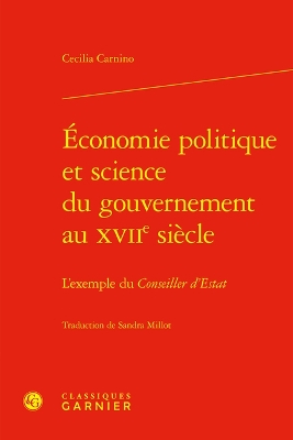 Book cover for Economie Politique Et Science Du Gouvernement Au Xviie Siecle