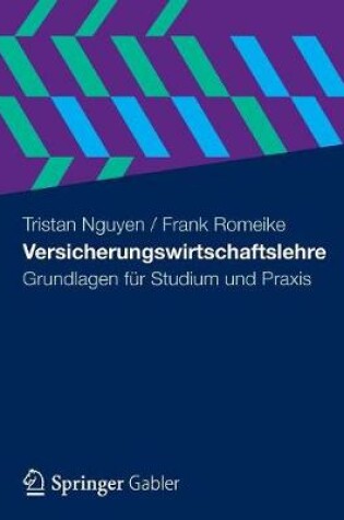 Cover of Versicherungswirtschaftslehre