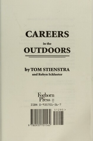 Cover of Careers in the Outdoors