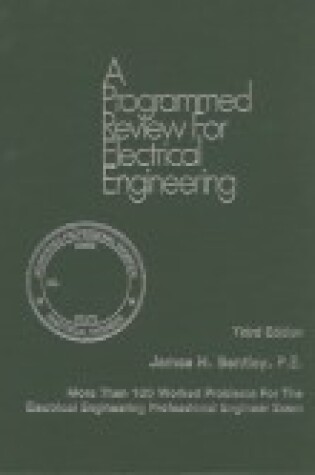 Cover of Programmed Review for Electrical Engineering Professional Engineer's Exam