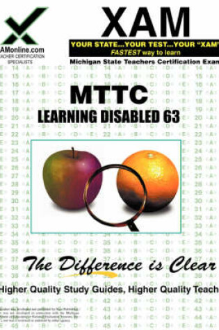 Cover of Mttc Learning Disabled 63 Teacher Certification Test Prep Study Guide