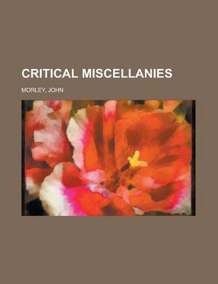 Book cover for Critical Miscellanies Volume 2