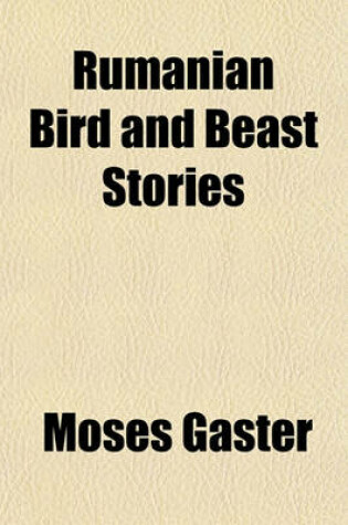 Cover of Rumanian Bird and Beast Stories