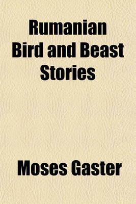 Book cover for Rumanian Bird and Beast Stories