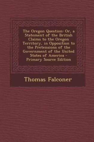 Cover of The Oregon Question