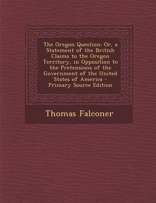 Book cover for The Oregon Question