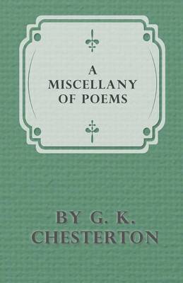 Book cover for A Miscellany of Poems by G. K. Chesterton