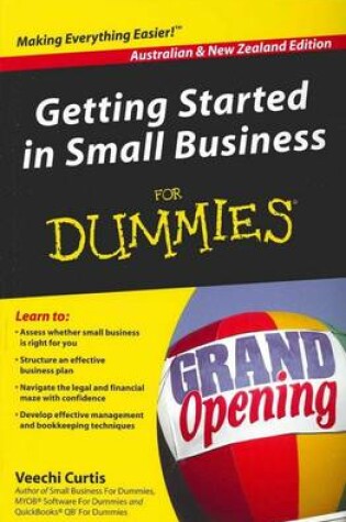 Cover of Getting Started in Small Business For Dummies(R)