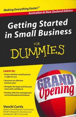 Book cover for Getting Started in Small Business For Dummies(R)