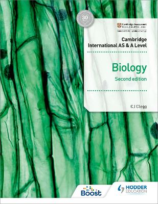 Book cover for Cambridge International AS & A Level Biology Student's Book 2nd edition