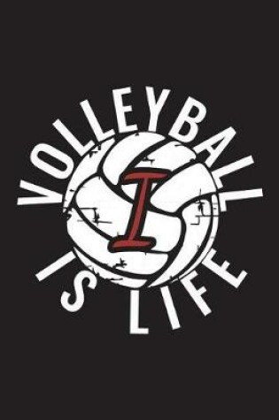 Cover of I Monogram Initial Volleyball Journal