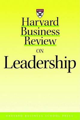 Cover of Harvard Business Review on Leadership