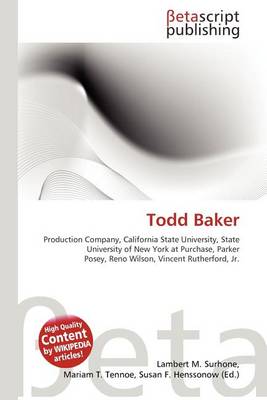 Cover of Todd Baker