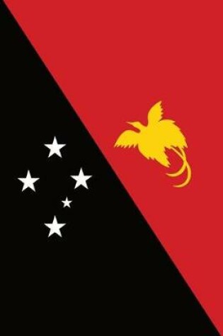 Cover of Papua New Guinea Flag Notebook - Papuan Flag Book - Papua New Guinea Travel Journal