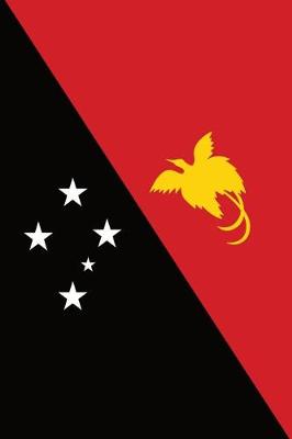 Book cover for Papua New Guinea Flag Notebook - Papuan Flag Book - Papua New Guinea Travel Journal