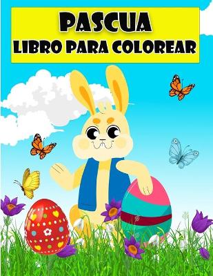 Book cover for Libro para colorear de Feliz Pascua para niños