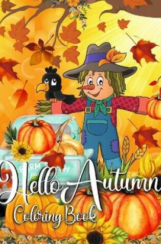 Cover of hello autumn coloring book