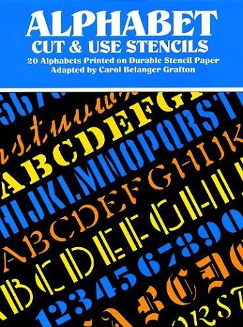 Book cover for Alphabet Cut and Use Stencils