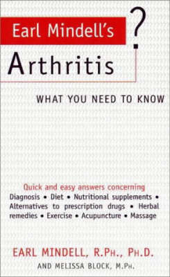 Book cover for Earl Mindell's Arthritis