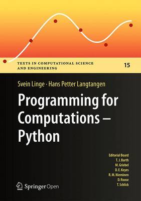 Book cover for Programming for Computations - Python