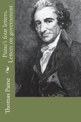 Book cover for Paine's four letters. Letters on government