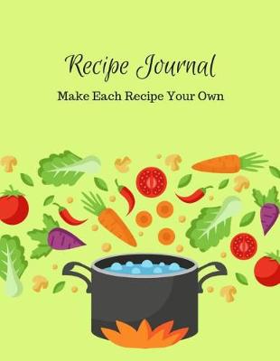 Book cover for Recipe Journal