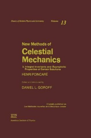 Cover of New Methods of Celestial Mechanics