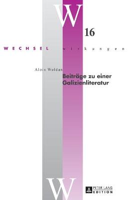 Cover of Beitraege Zu Einer Galizienliteratur
