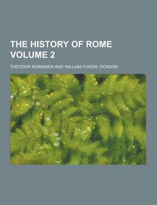 Book cover for The History of Rome Volume 2