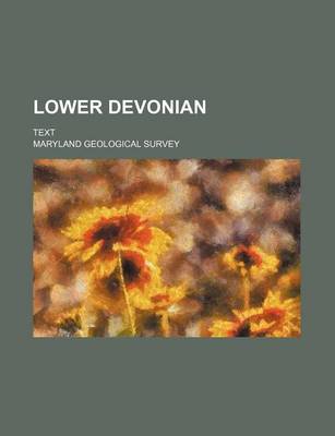 Book cover for Lower Devonian; Text