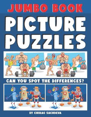 Book cover for Jumbo Book of Picture Puzzles