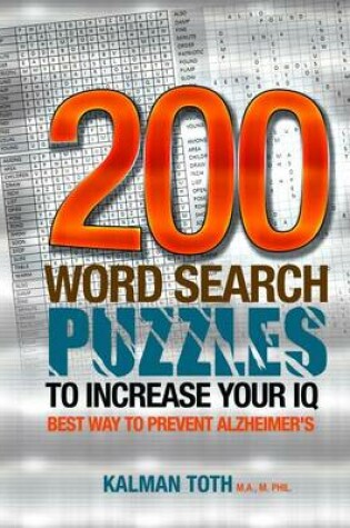 Cover of 200 Word Search Puzzles to Increase Your IQ