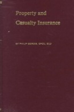 Cover of Property and Casualty Insurance