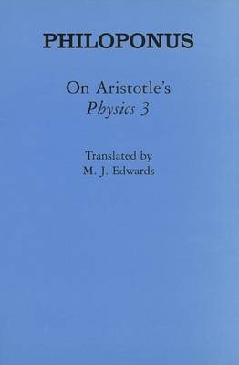 Book cover for On Aristotle's "Physics 3"