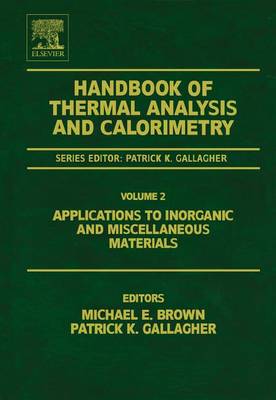 Cover of Handbook of Thermal Analysis and Calorimetry