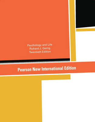 Book cover for Psychology and Life PNIE, plus MyPsychLab without eText