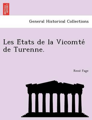 Book cover for Les E Tats de La Vicomte de Turenne.