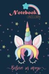 Book cover for Notebook unicorn