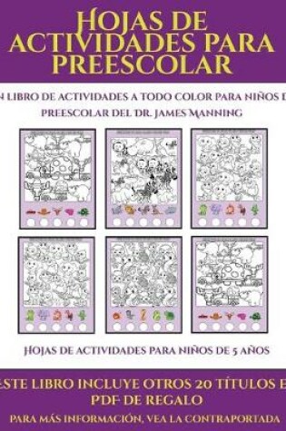Cover of Hojas de actividades para niños de 5 años (Hojas de actividades para preescolar)