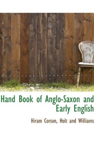 Cover of Hand Book of Anglo-Saxon and Early English