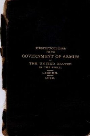 Cover of Instructions for the Government of Armies of The United States in the Field