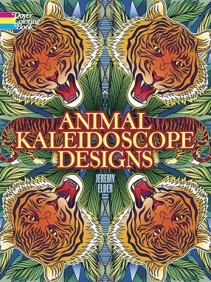 Book cover for Animal Kaleidoscope Designs Coloring Book