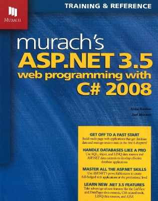 Book cover for Murach's ASP.NET 3.5 Web Programming with C# 2008