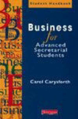 Cover of Business for Advanced Secretarial Students