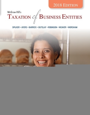 Book cover for McGraw-Hill's Taxation of Business Entities 2018 Edition