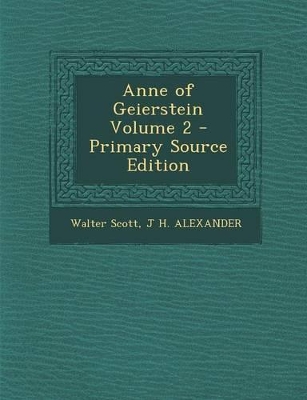 Book cover for Anne of Geierstein Volume 2 - Primary Source Edition