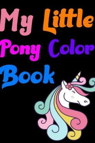Cover of My Little Pony Color Book