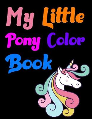 Book cover for My Little Pony Color Book